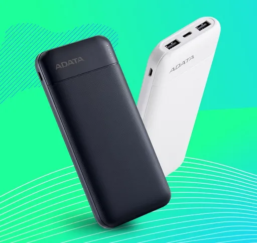 پاوربانک 10000 میلی آمپر ای دیتا 20 وات مدل Adata C100 - همت الکترونیک