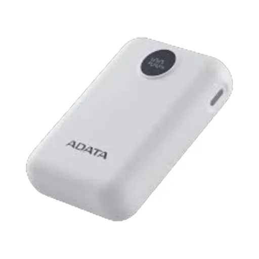 پاوربانک 10000 میلی آمپر ای دیتا 20 وات مدل Adata C100 Digital Display - همت الکترونیک