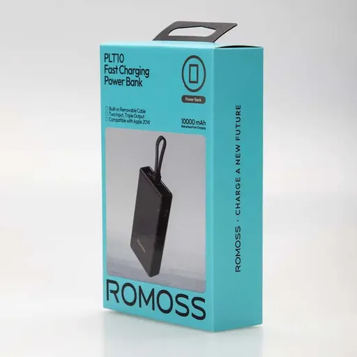 پاوربانک 10000 میلی آمپر روموس 22.5 وات مدل Romoss PLT10-172 - همت الکترونیک