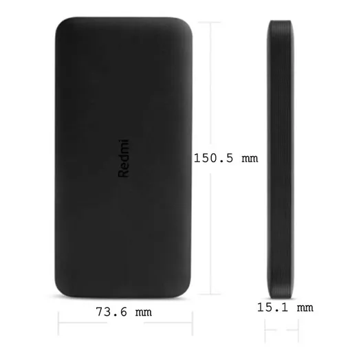 پاوربانک 10000 میلی آمپر شیائومی 10 وات مدل Redmi PB100LZM - همت الکترونیک