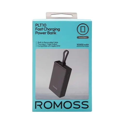 پاوربانک 10000 میلی آمپر روموس 22.5 وات مدل Romoss PLT10-172 - همت الکترونیک