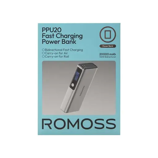 پاوربانک 20000 میلی آمپر روموس 130 وات مدل Romoss PPU20-128 - همت الکترونیک