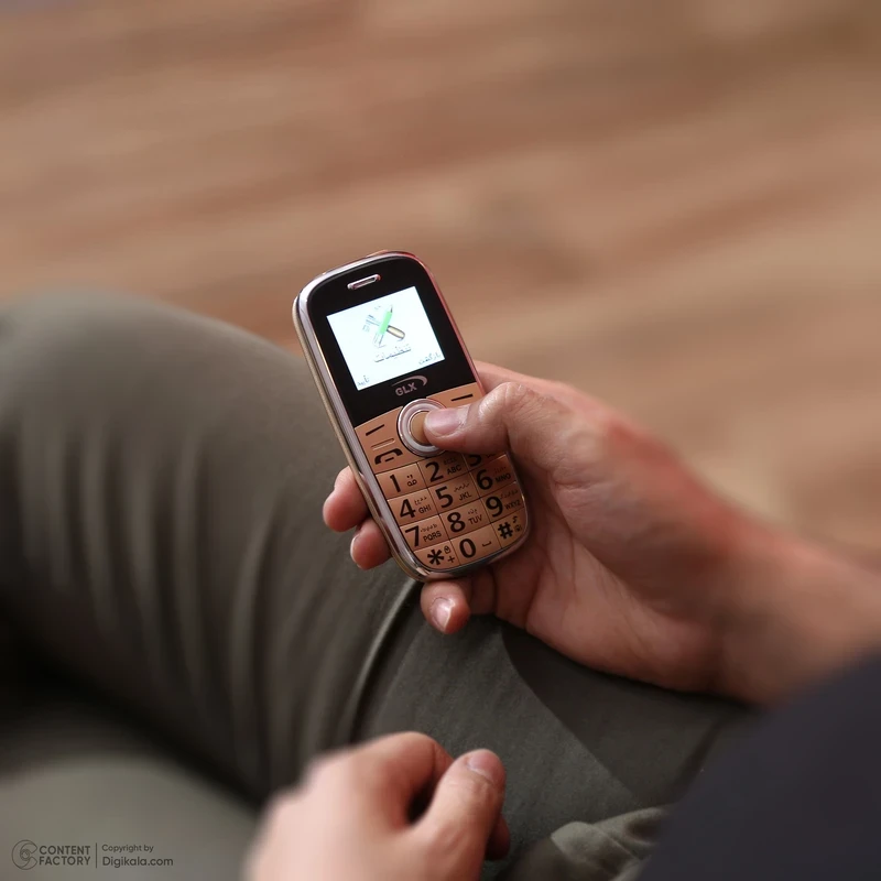 گوشی موبایل جی ال ایکس مدل F8 دو سیم کارت همت الکترونیک