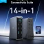 هاب شارژ ۱۴ پورت انکر 160 وات مدل Anker Prime Docking Station 14-Port A83B6 - همت الکترونیک