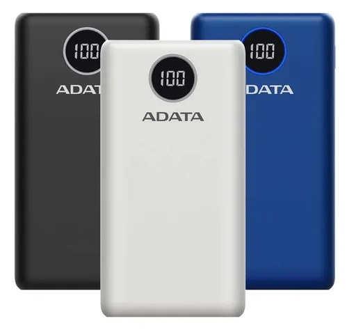 پاوربانک 20000 میلیآمپر ای دیتا 18 وات مدل Adata P20000QCD - همت الکترونیک