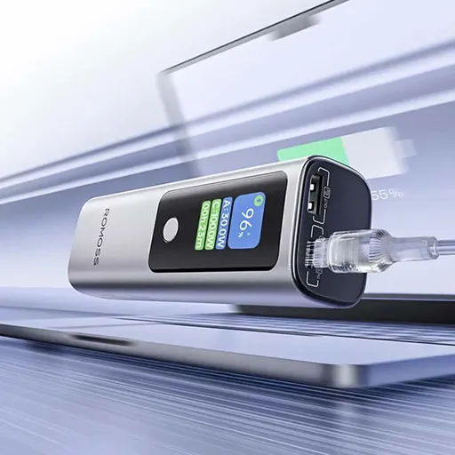 پاوربانک 10000 میلی آمپر روموس 130 وات مدل Romoss PPU10-128 - همت الکترونیک