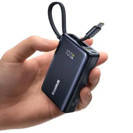 پاوربانک باسئوس 10000 میلی آمپر 45 وات مدل Baseus PicoGo Digital Display Power Bank - همت الکترونیک