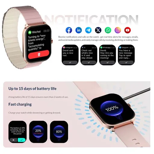 ساعت هوشمند گلوریمی مدل Glorimi GC Plus - همت الکترونیک