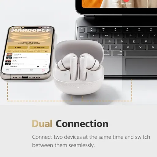 هدفون بی سیم کیو سی وای مدل QCY BUDS ANC HT15 - همت الکترونیک