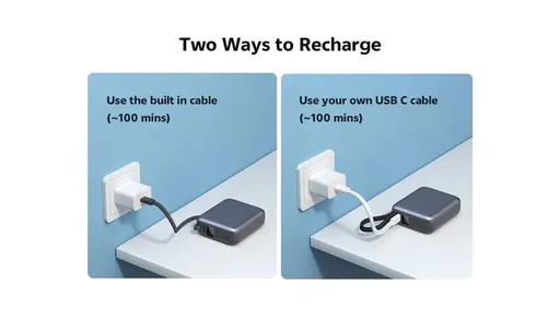 پاوربانک 10000 میلی آمپر کیو سی وای 35 وات مدل QCY PB10C - همت الکترونیک