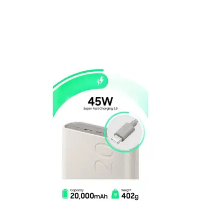 پاوربانک سامسونگ مدل EB-P4520 ظرفیت 20000