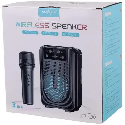 اسپیکر بلوتوثی گریت نایس مدل gts 2158 به همراه میکروفون - همت الکترونیک
